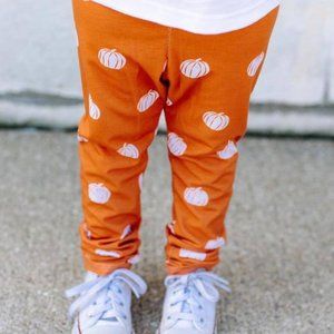 Kid's Pumpkin Leggings